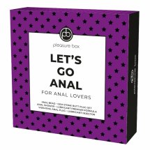 PLEASURE BOX LET'S GO ANAL Zestaw akcesoriów do anatomicznej stymulacji analnej, komplet