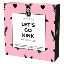 PLEASURE BOX Let's Go Kink zestaw akcesoriów do eksploracji BDSM, 7 elementów