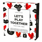 PLEASURE BOX LET'S PLAY TOGETHER Zestaw dla Par z akcesoriami i gadżetami, pilot