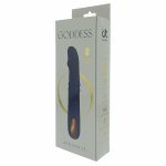 GODDESS Afrodite Up&Down – wibrator z ruchomymi koralikami, 2 silniki, 22,3 cm