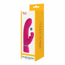 LOVE SIGNAL Double Spotter dwusilnikowy masażer stref intymnych, silikonowy, IPX6, 128g