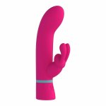 LOVE SIGNAL Double Spotter dwusilnikowy masażer stref intymnych, silikonowy, IPX6, 128g