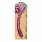 Bubblegum Blast Groovy Times Pink podwójny model żelowy 37,5 cm elastyczny TPE