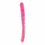 Bubblegum Blast Groovy Times Pink podwójny model żelowy 37,5 cm elastyczny TPE