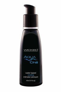 WICKED Aqua Chill Lubricant 60ml chłodzący żel intymny, ekstrakt z mięty i imbiru
