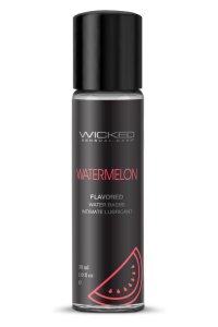 Wicked Aqua Watermelon Lubrykant wodny o smaku arbuza 30ml z oliwką i stewią