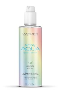 WICKED Simply Aqua Special Edition 120ml – żel nawilżający, wegański, z oliwką