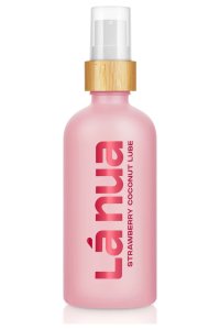 LA NUA Lubrykant wodny Truskawka-Kokos 100ml naturalny, szklana butelka, wegański skład