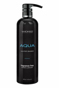 WICKED Aqua Lubricant 473ml żel nawilżający wodny z aloesem i witaminą E, duże opakowanie