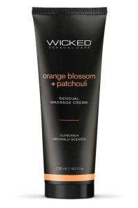 Wicked Sensual Care Orange Blossom & Patchouli Krem do Masażu 120ml – nawilżający