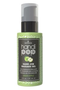 Sensuva Handipop Edible Massage Gel Green Apple 59ml jadalny żel do masażu, zielone jabłko