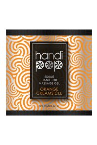 Sensuva HandiPop żel do masażu dłoni jadalny Orange Creamsicle 6 ml, owocowy aromat