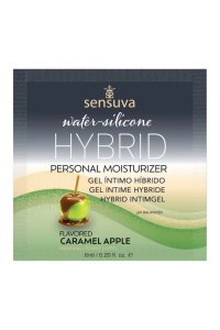 Sensuva Hybrid Personal Moisturizer Caramel Apple 6 ml, hybrydowy żel nawilżający, karmelowe jabłko
