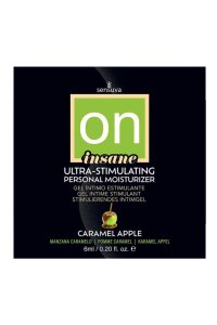 Sensuva ON Insane Caramel Apple 6 ml, nawilżający żel intymny o smaku karmelowego jabłka