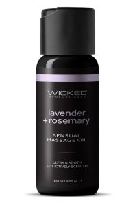 Wicked Sensual Care Olejek do masażu Lawenda & Rozmaryn 120ml – naturalna pielęgnacja ciała
