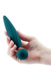 Sugar Pop Twist Teal – silikonowy model z ruchomym trzonem, wodoodporny IPX7, 16 cm