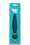 Sugar Pop Twist Teal – silikonowy model z ruchomym trzonem, wodoodporny IPX7, 16 cm