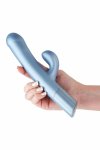 ROYALS COUNTESS Metallic Seafoam – luksusowy model duo, silikonowy, 6 intensywności, 24 cm