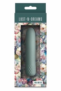 LUST-N-DREAMS Mambo Sage kompaktowy wibrator silikonowy, 3 poziomy, 7 trybów, wodoodporny, 12,2 cm