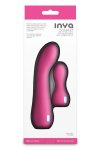 INYA Couplet Pink – zestaw wibrujący z silikonem i kryształkami, 6 prędkości, USB
