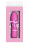 PRETTY IN PINK BLUSH PINK – kompaktowy masażer silikonowy LED, 10 trybów, 13 cm