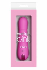 Pretty in Pink Crush Pink – kompaktowa maszyna intymna, silikon, 10 trybów, USB, IPX6