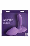 GRINDERS PARAMOUR PURPLE poduszka wibrująca silikonowa, dwusilnikowa, fioletowa