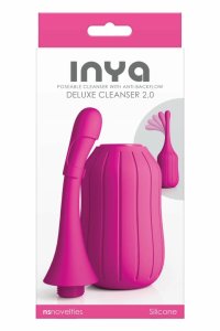 INYA Deluxe Cleanser 2.0 Pink higieniczny irygator silikonowy, ruchoma końcówka, 25 cm