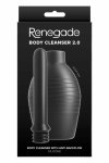 Renegade Body Cleanser 2.0 Black higieniczny system silikonowy, antyzwrotny, 24,7 cm
