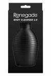 Renegade Body Cleanser 2.0 Black higieniczny system silikonowy, antyzwrotny, 24,7 cm
