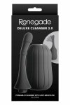 Renegade Deluxe Cleanser 2.0 Black higieniczny system silikonowy, ruchoma końcówka, 25 cm