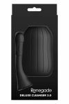 Renegade Deluxe Cleanser 2.0 Black higieniczny system silikonowy, ruchoma końcówka, 25 cm