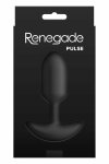 Renegade Pulse Black wibrujący korek silikonowy, 10 trybów, wodoodporny, USB