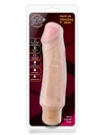 Blush X5 Plus Vibrating Hard On Beige 23,4 cm – model anatomiczny z wibracjami, wodoodporny