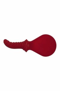 FUN FACTORY BUCK DICH RED – paddle silikonowy z anatomicznym uchwytem, teksturowana powierzchnia 31,5 cm