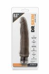 Blush Dr. Skin Vibe 7 Chocolate – anatomiczny model wibrujący 21,5 cm, wodoodporny, regulacja