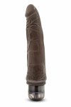 Blush Dr. Skin Vibe 7 Chocolate – anatomiczny model wibrujący 21,5 cm, wodoodporny, regulacja
