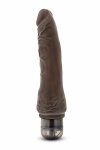 Blush Dr. Skin Vibe 7 Chocolate – anatomiczny model wibrujący 21,5 cm, wodoodporny, regulacja