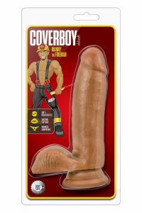 COVERBOY Manny The Fireman – model anatomiczny z mocną przyssawką 17,7 cm, PVC