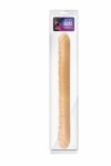 Blush B Yours Double 18'' – elastyczny model anatomiczny PVC, beżowy, 45,7 cm, dwustronny