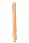 Blush B Yours Double 18'' – elastyczny model anatomiczny PVC, beżowy, 45,7 cm, dwustronny