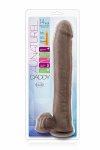 Blush Au Naturel Daddy 14" Sensa Feel – anatomiczny model TPE z przyssawką, 35,5 cm