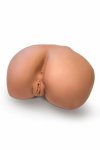 X5 MEN RITA MOCHA – anatomiczny model intymny X5 z wibracją, dwie komory, 34 cm