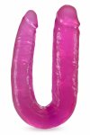 B Yours Double Headed Pink – elastyczny model dwustronny PVC, kształt U, 45,7 cm