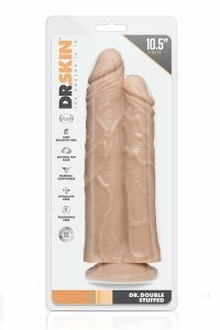 DR. SKIN Dr. Double Stuffed Flesh – podwójny model anatomiczny z przyssawką, PVC, 26,6 cm