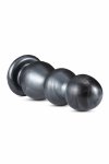 JET Fierce Carbon Metallic Black – anatomiczny plug XL z systemem Lock On, PVC, 25,4 cm