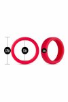 Performance Silicone Go Pro – pierścień silikonowy medyczny, czerwony, płaska konstrukcja 3,8 cm