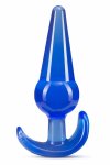 B Yours Large Plug Blue – anatomiczny model TPE z ergonomiczną podstawą, 12,7 cm, niebieski