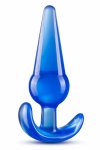 B Yours Large Plug Blue – anatomiczny model TPE z ergonomiczną podstawą, 12,7 cm, niebieski