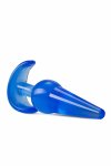 B Yours Large Plug Blue – anatomiczny model TPE z ergonomiczną podstawą, 12,7 cm, niebieski